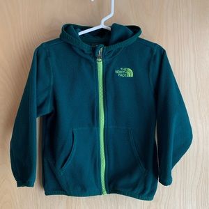 TNF fleece hooded zip-up, size 18-24 mos. GUC